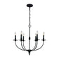 HARTFORD 25'' WIDE 6-LIGHT CHANDELIER - FREE SHIPPING !!!