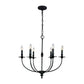 HARTFORD 25'' WIDE 6-LIGHT CHANDELIER - FREE SHIPPING !!!