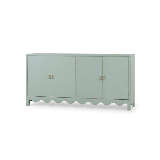 Bramble Chloe 4 Door Sideboard in Vintage Fennel Green