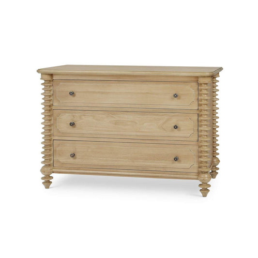 Bramble Milano 3 Drawer Dresser in Fruitwood