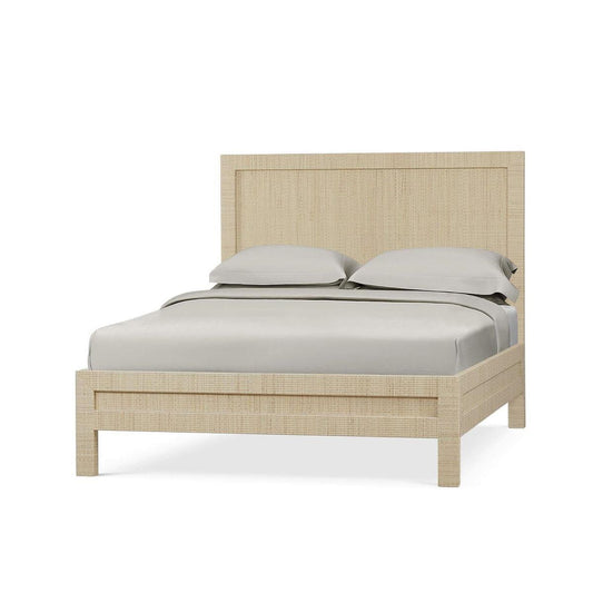 Bramble Kagu Rattan Bed Queen with Rattan Natural