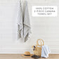 100% Cotton Stripe Cabana Towels