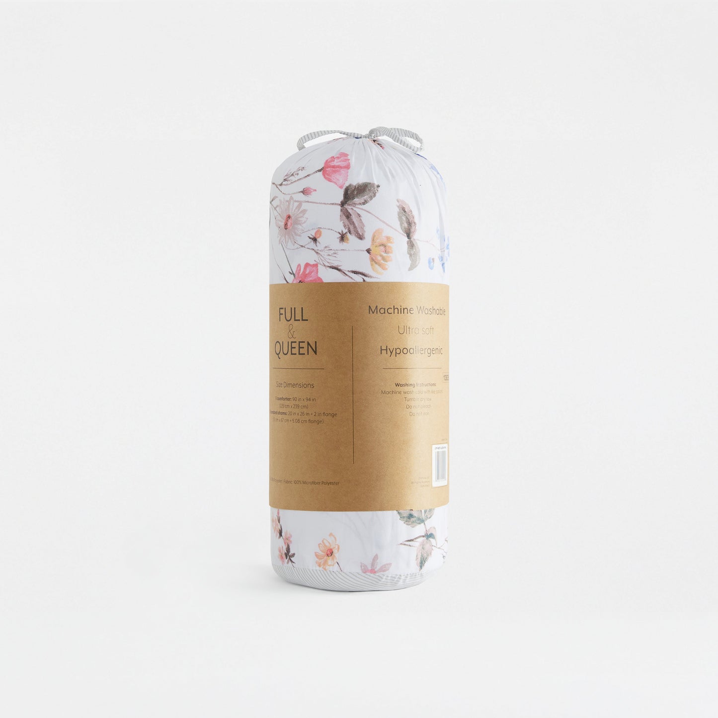 Daisy Medallion Reversible Patterned Down-Alternative Comforter Set