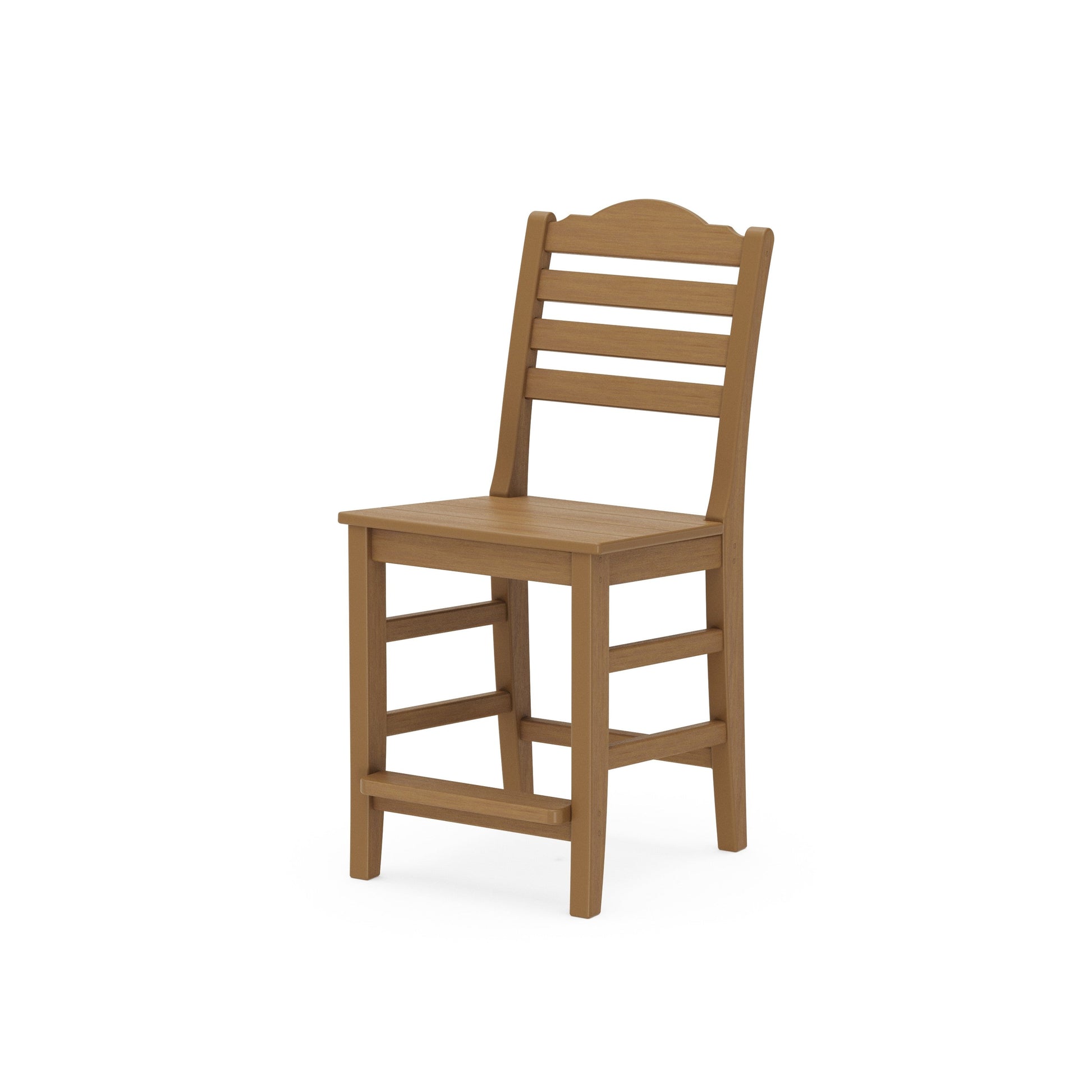 POLYWOOD Savannah Counter Side Chair — Natural