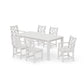POLYWOOD Chippendale 7-Piece Parsons Dining Set — Vintage White