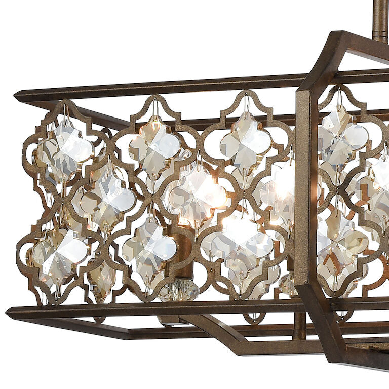 ARMAND 47'' WIDE 8-LIGHT LINEAR CHANDELIER - FREE SHIPPING !!!