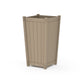 POLYWOOD Vineyard Large Tapered Square Tall Planter Box — Vintage Sahara