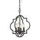 CHANDETTE 14'' WIDE 4-LIGHT CHANDELIER  -  FREE SHIPPING !!!