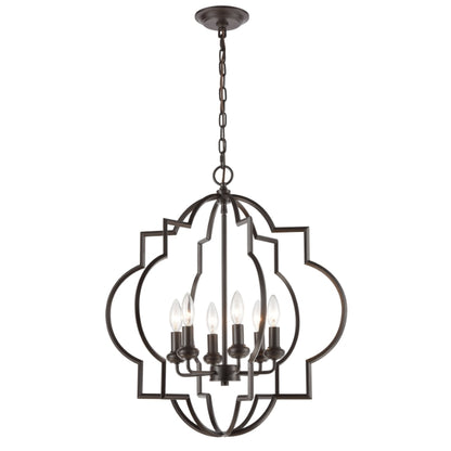 CHANDETTE 22'' WIDE 6-LIGHT CHANDELIER  -  FREE SHIPPING !!!