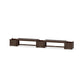 POLYWOOD 48" Vineyard Straight Double Planter Bench Set — Kona