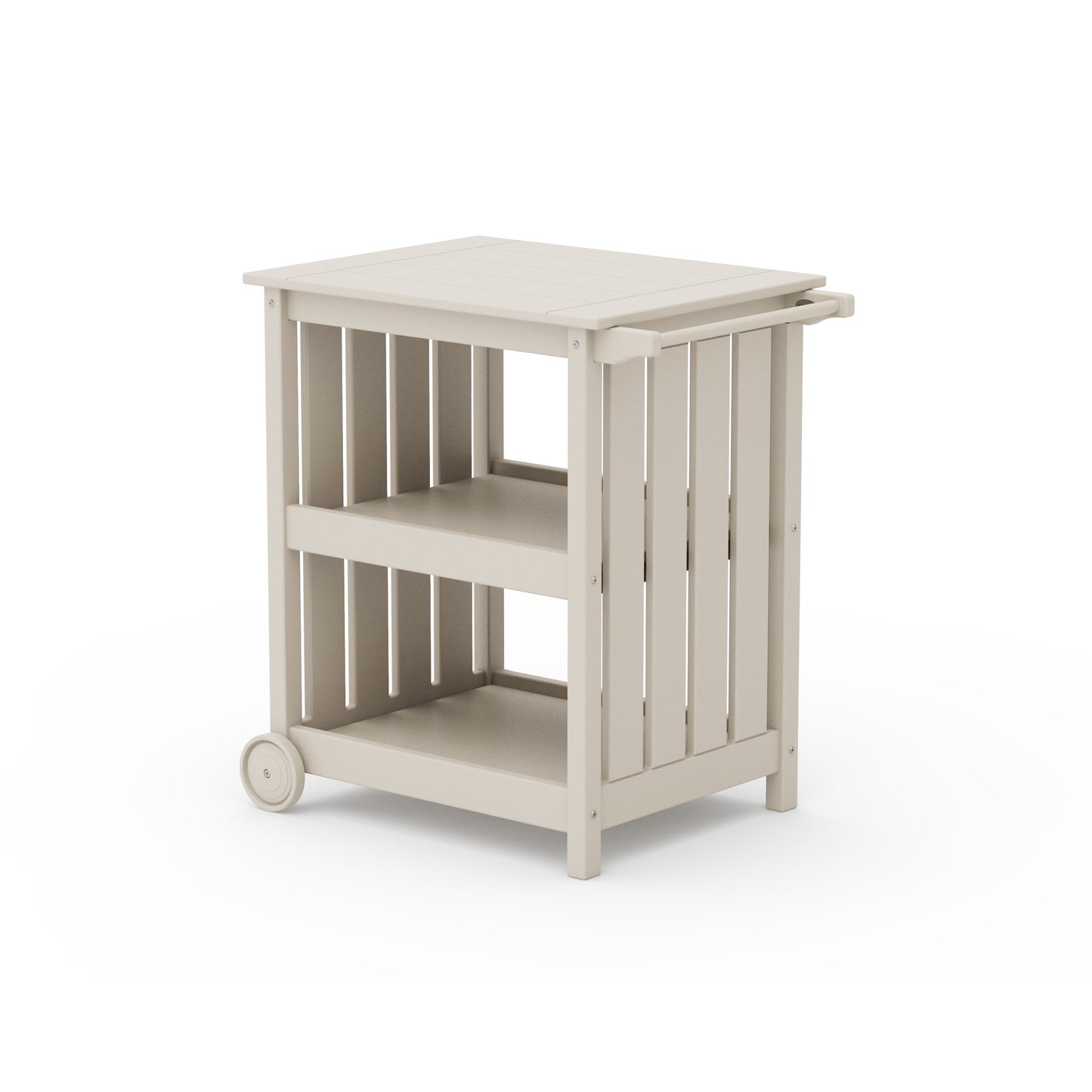 POLYWOOD Vineyard Bar Cart — Sand