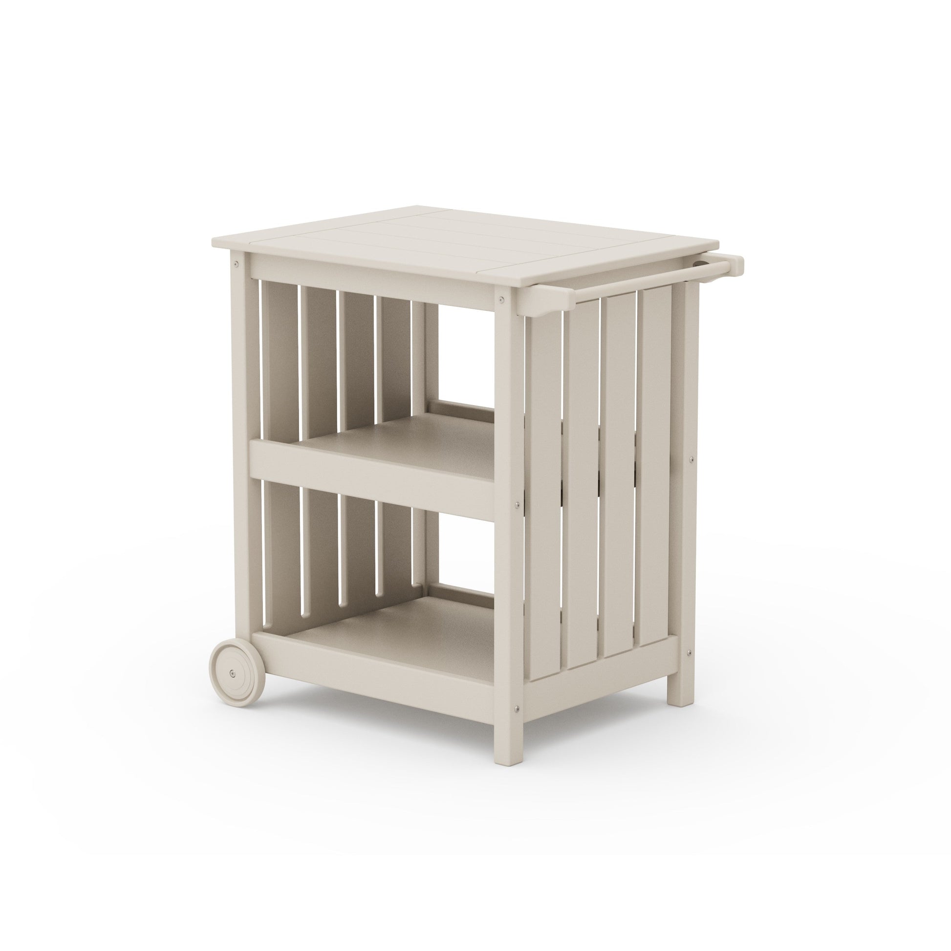 POLYWOOD Vineyard Bar Cart — Sand