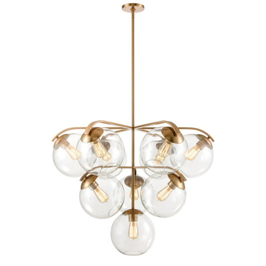 COLLECTIVE 36'' WIDE 10-LIGHT CHANDELIER  -  FREE SHIPPING !!!