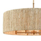 ABACA 33'' WIDE 8-LIGHT CHANDELIER - FREE SHIPPING !!!