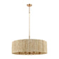 ABACA 33'' WIDE 8-LIGHT CHANDELIER - FREE SHIPPING !!!