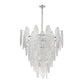 FROZEN CASCADE 34'' WIDE 13-LIGHT CHANDELIER - FREE SHIPPING !!!