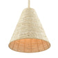 ABACA 12'' WIDE 1-LIGHT PENDANT  -  FREE SHIPPING !!!