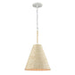 ABACA 12'' WIDE 1-LIGHT PENDANT  -  FREE SHIPPING !!!