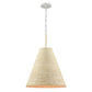 ABACA 17'' WIDE 1-LIGHT PENDANT  -  FREE SHIPPING !!!