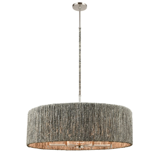 ABACA 33'' WIDE 8-LIGHT CHANDELIER - FREE SHIPPING !!!