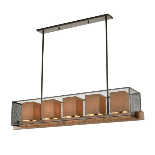 CROSSBEAM 57'' WIDE 5-LIGHT LINEAR CHANDELIER - FREE SHIPPING !!!