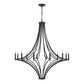 SPANISH VILLA 48'' WIDE 12-LIGHT CHANDELIER - FREE SHIPPING !!!