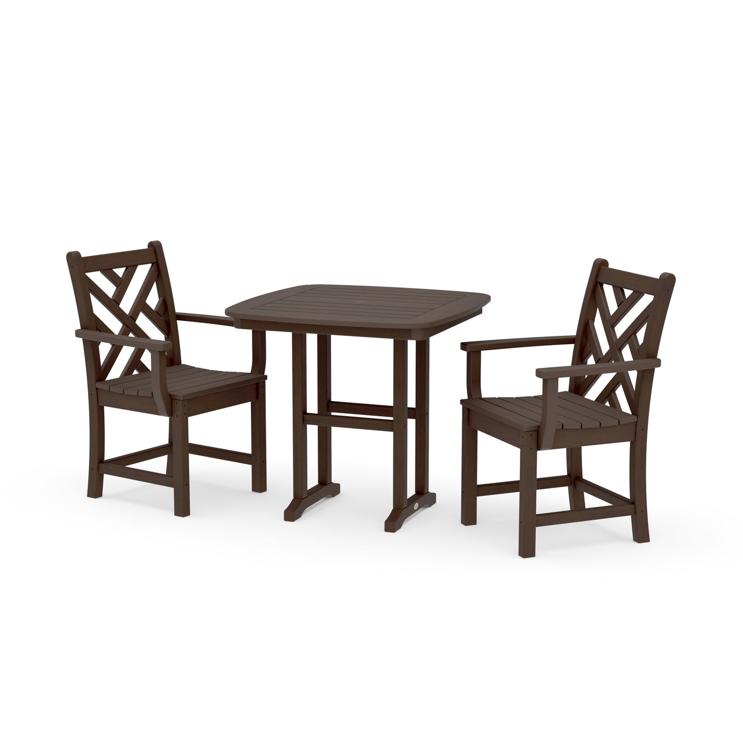 POLYWOOD Chippendale 3-Piece Dining Set — Kona