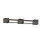 POLYWOOD 48" Nautical Straight Double Planter Bench Set - Large — Driftwood