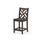 POLYWOOD Chippendale Counter Side Chair — Vintage Coffee