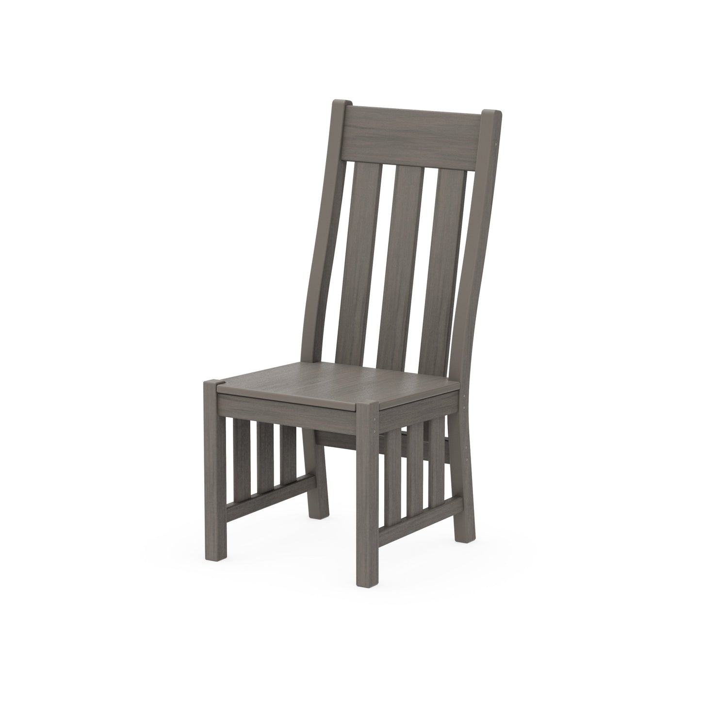 POLYWOOD Acadia Dining Side Chair — Driftwood