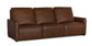 Bassett Club Level Everett Leather Modular Reclining Sofa — Bassett manufacturer gallery — 3pc Sofa image number 6