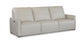 Bassett Club Level Everett Leather Modular Reclining Sofa — Bassett manufacturer gallery — Everett Light Grey / Yes — 3pc Sofa