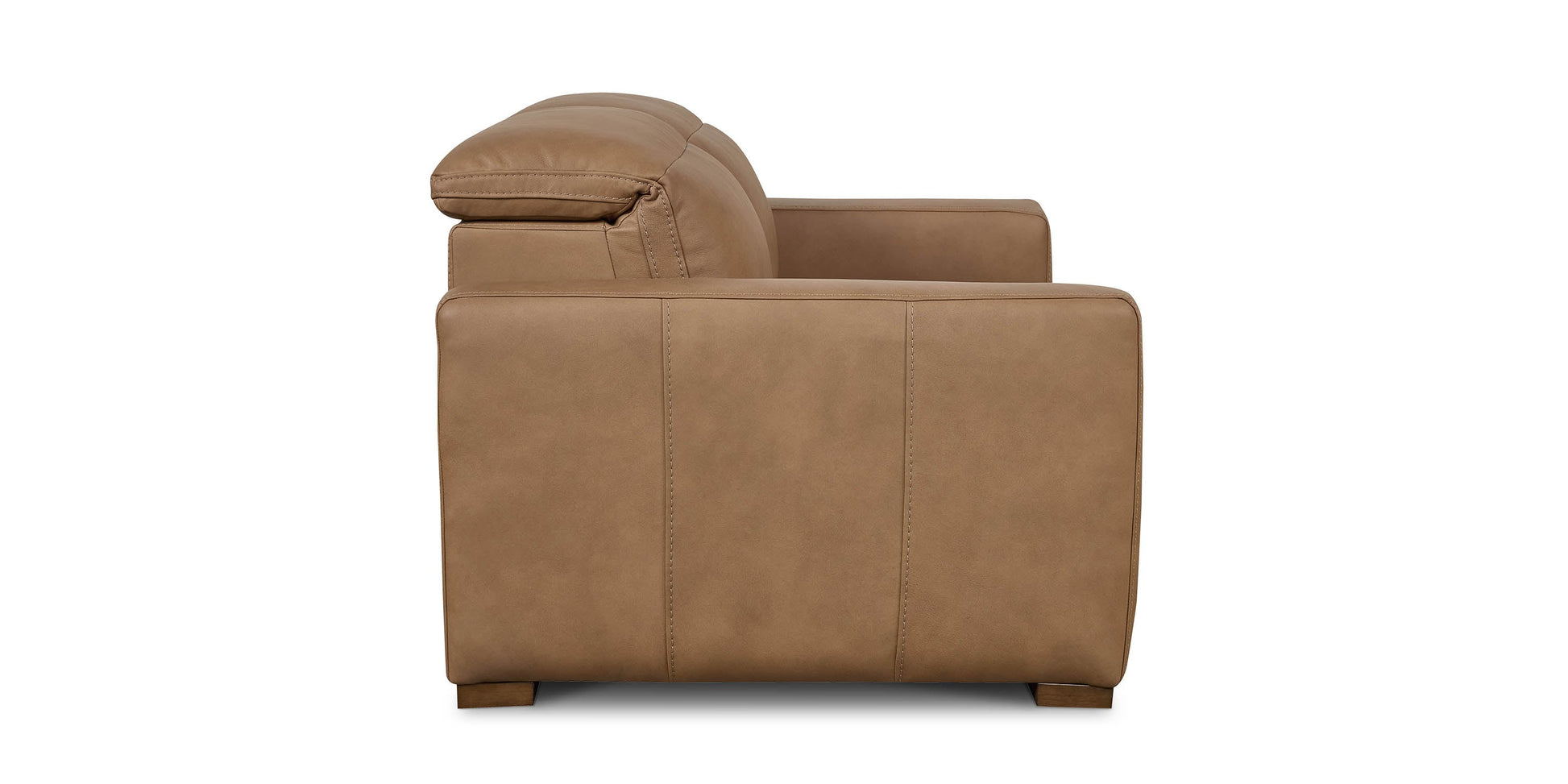 Bassett Club Level Caswell Leather Power Reclining Loveseat — Bassett manufacturer gallery — Loveseat w/Power image number 3