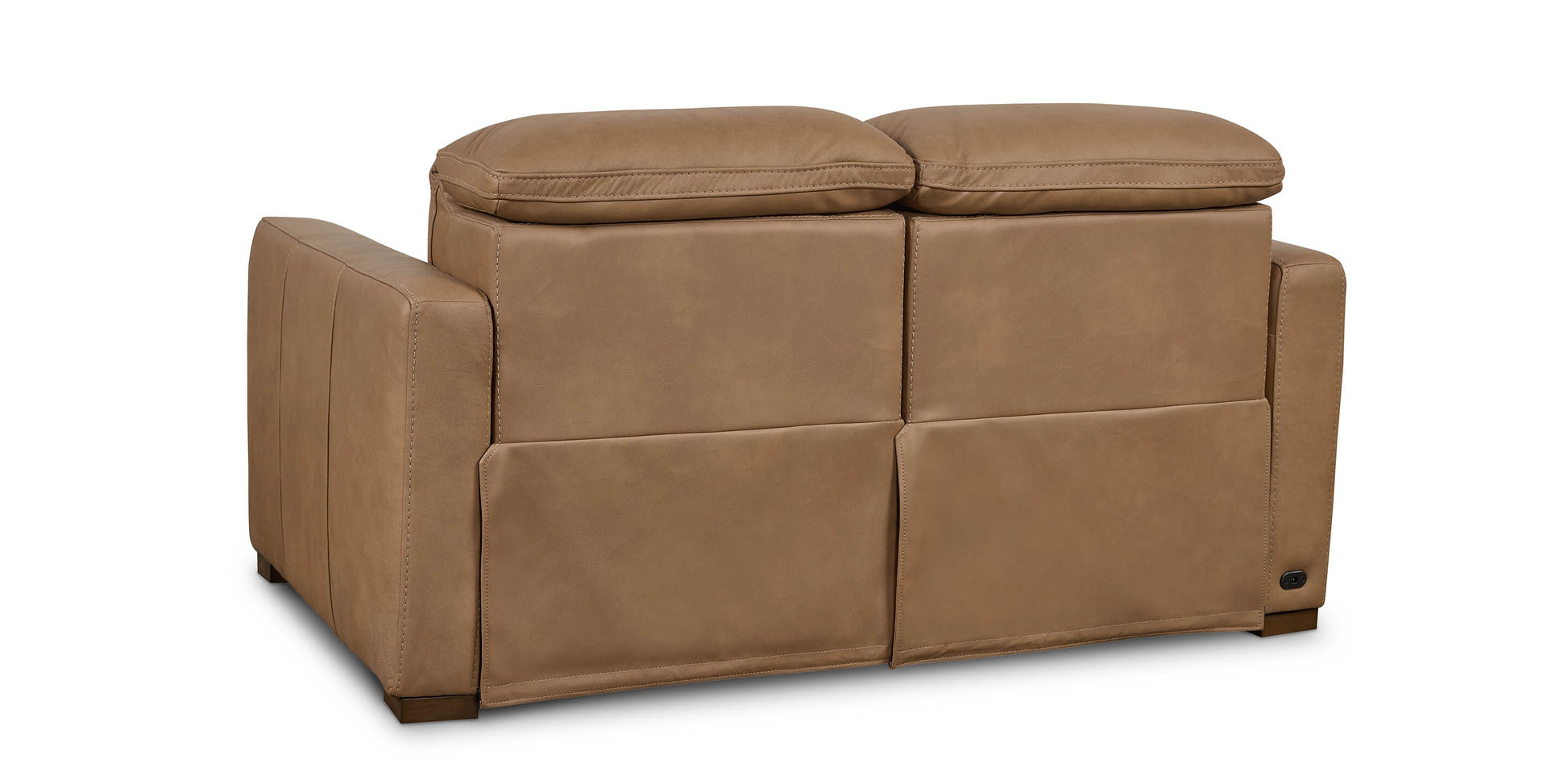 Bassett Club Level Caswell Leather Power Reclining Loveseat — Bassett manufacturer gallery — Loveseat w/Power image number 5