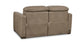 Bassett Club Level Caswell Leather Power Reclining Loveseat — Bassett manufacturer gallery — Caswell Goodland Mushroom — Loveseat w/Power