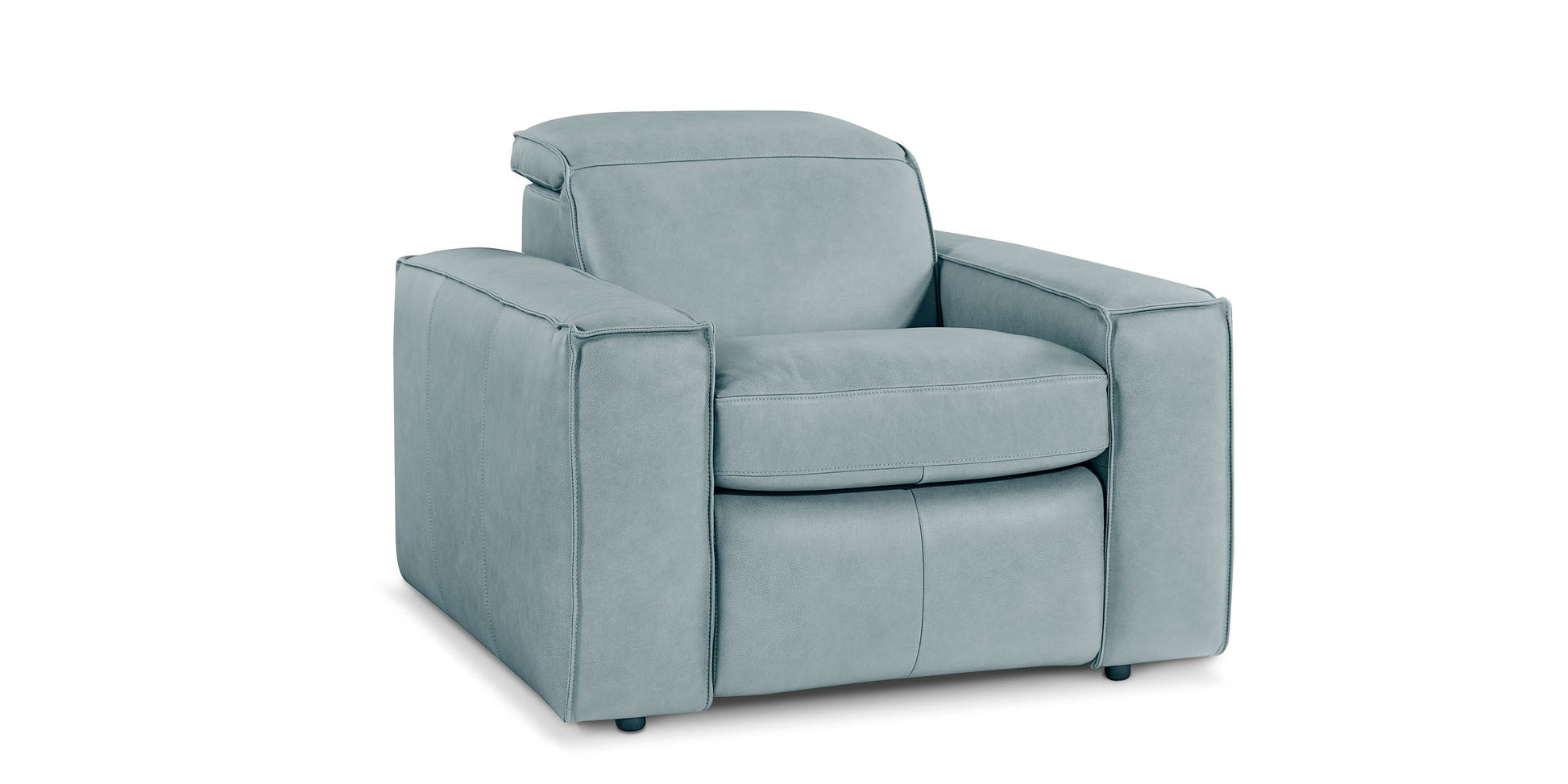 Bassett Club Level Wesley Leather Zero Gravity Power Recliner — Bassett manufacturer gallery — Wallsaver Recliner w/ Power image number 6