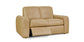 Bassett Club Level Sonny Leather Power Reclining Loveseat — Bassett manufacturer gallery — Sonny Fawn — Loveseat w/ Power