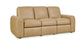 Bassett Club Level Sonny Leather Power Reclining Sofa — Bassett manufacturer gallery — Sonny Fawn — Sofa w/ Power