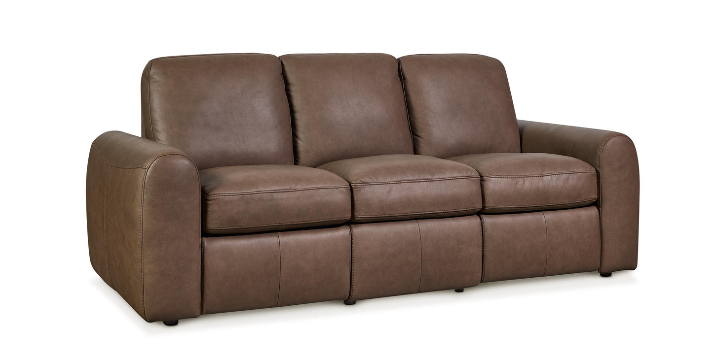 Bassett Club Level Sonny Leather Power Reclining Sofa — Bassett manufacturer gallery — Sofa w/ Power image number 7
