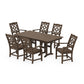 POLYWOOD Chinoiserie Arm Chair 7-Piece Farmhouse Dining Set — Kona