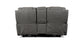Bassett Club Level Wendell Leather Power Reclining Loveseat with Center Console — Bassett manufacturer gallery — Wendell Gunmetal — Loveseat w/Power & Console