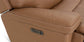Bassett Club Level Fletcher Leather Power Reclining Sectional — Bassett manufacturer gallery — Fletcher Antelope — Curved Motion Sectional