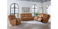 Bassett Club Level Fletcher Leather Power Reclining Sofa — Bassett manufacturer gallery — Fletcher Antelope — Sofa w/Power