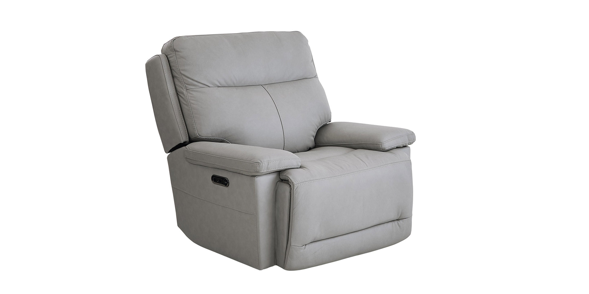 Bassett Club Level Fletcher Leather Zero Gravity Power Recliner — Bassett manufacturer gallery — Wallsaver Recliner w/Power image number 2