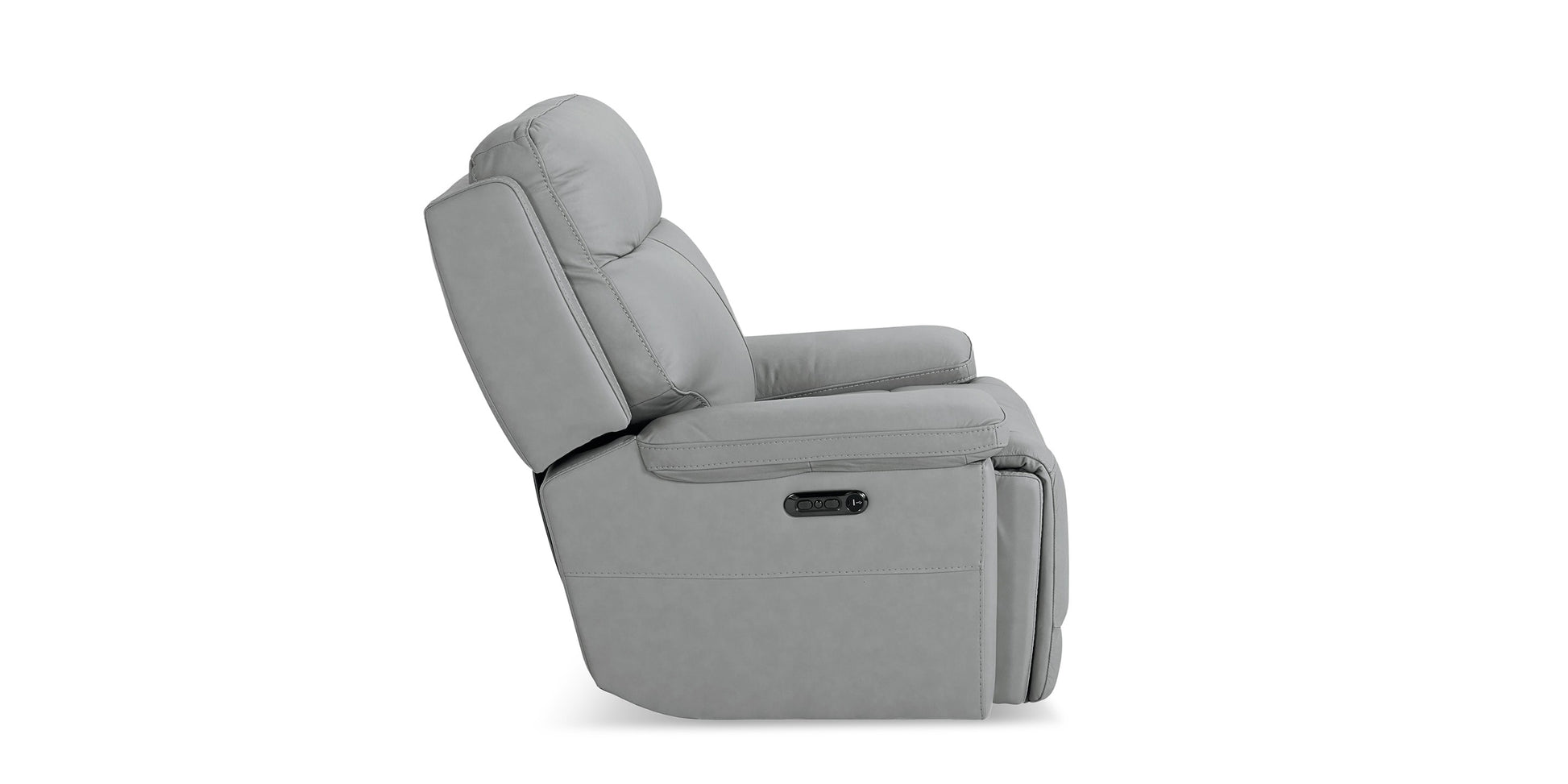 Bassett Club Level Fletcher Leather Zero Gravity Power Recliner — Bassett manufacturer gallery — Wallsaver Recliner w/Power image number 5