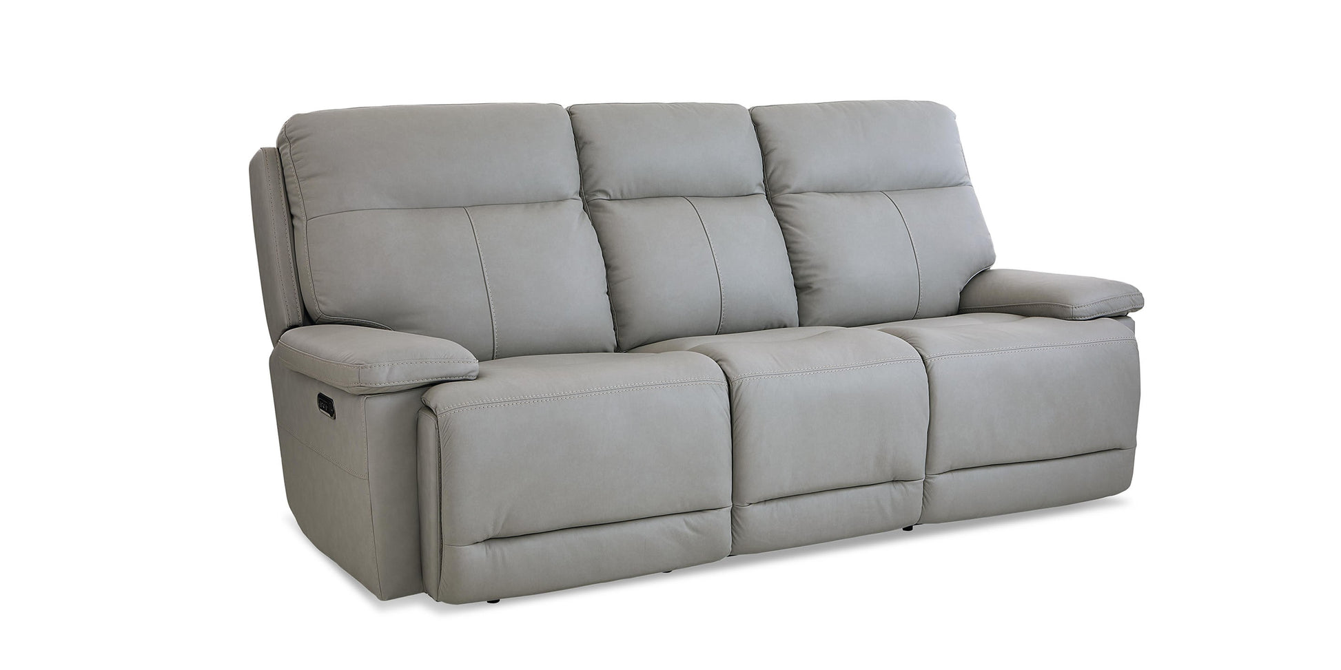 Bassett Club Level Fletcher Leather Power Reclining Sofa — Bassett manufacturer gallery — Fletcher Sofa w/ Power image number 3