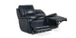 Bassett Club Level Burlington Leather Power Reclining Loveseat — Bassett manufacturer gallery — Burlington Navy — Loveseat w/Power