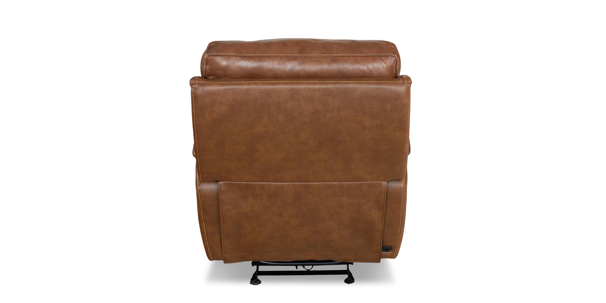 Bassett Club Level Burlington Leather Zero Gravity Power Recliner — Bassett manufacturer gallery — Recliner w/Power image number 5