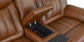 Bassett Club Level Benson Leather Power Reclining Loveseat with Center Console — Bassett manufacturer gallery — Power Loveseat w/ console image number 5