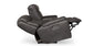 Bassett Club Level Benson Leather Power Reclining Loveseat with Center Console — Bassett manufacturer gallery — Benson Tuscan Gunmetal — Power Loveseat w/ console